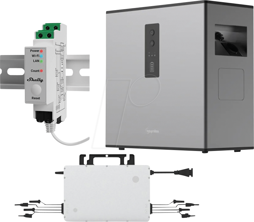 HO MS-A2 SET1 - Hoymiles MS-A2, inkl. HM-1600 + Shelly