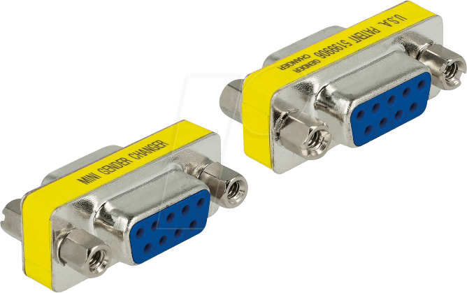 DELOCK 65008 - Adapter Sub-D 9Pin Buchse/Buchse