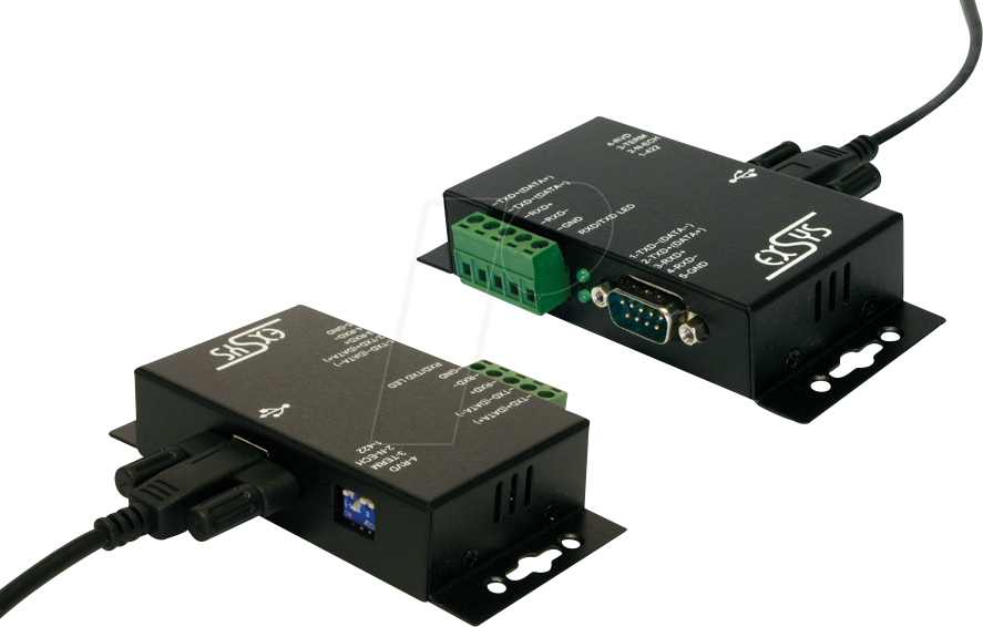 EXSYS EX-1335HMV - USB 2.0 Konverter, USB-B auf RS-422/485, Metall