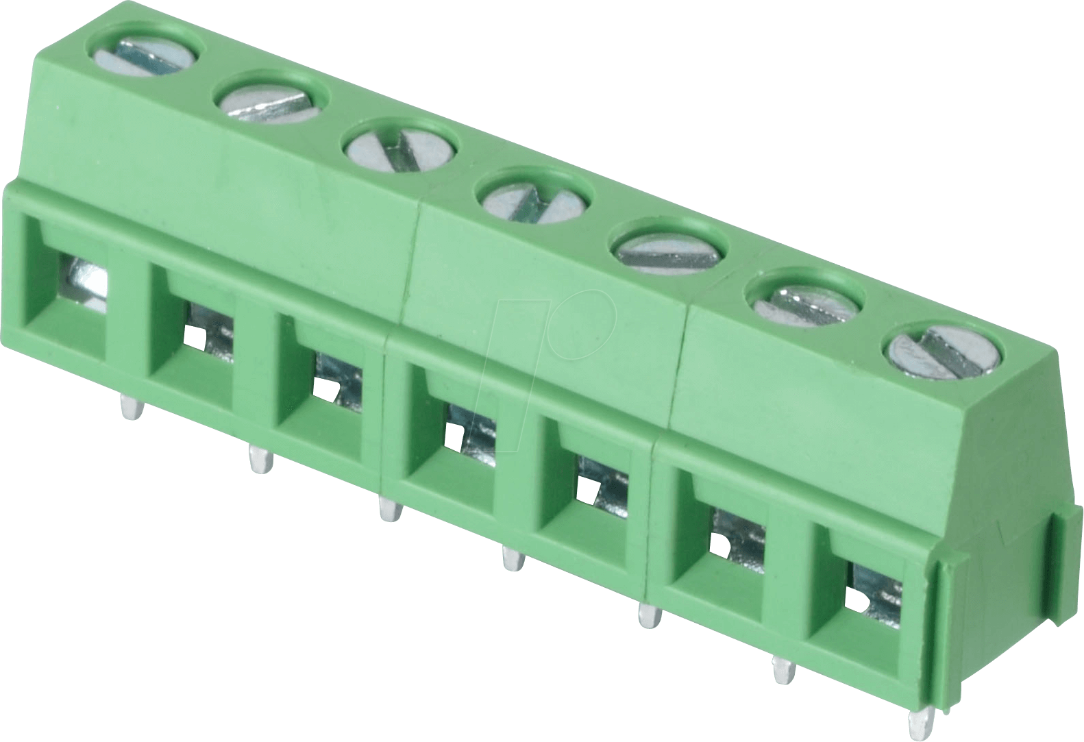 CTB0509-7 - Lötbare Schraubklemme - 7-pol, RM 5,08 mm, 90°