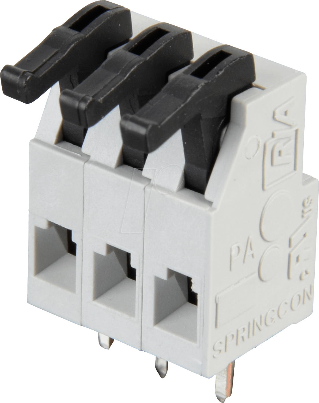 Thumbnail - AST 025-03 - Federkraftklemme, 3-pol, Ø 0,08 - 1 mm, RM 5,0