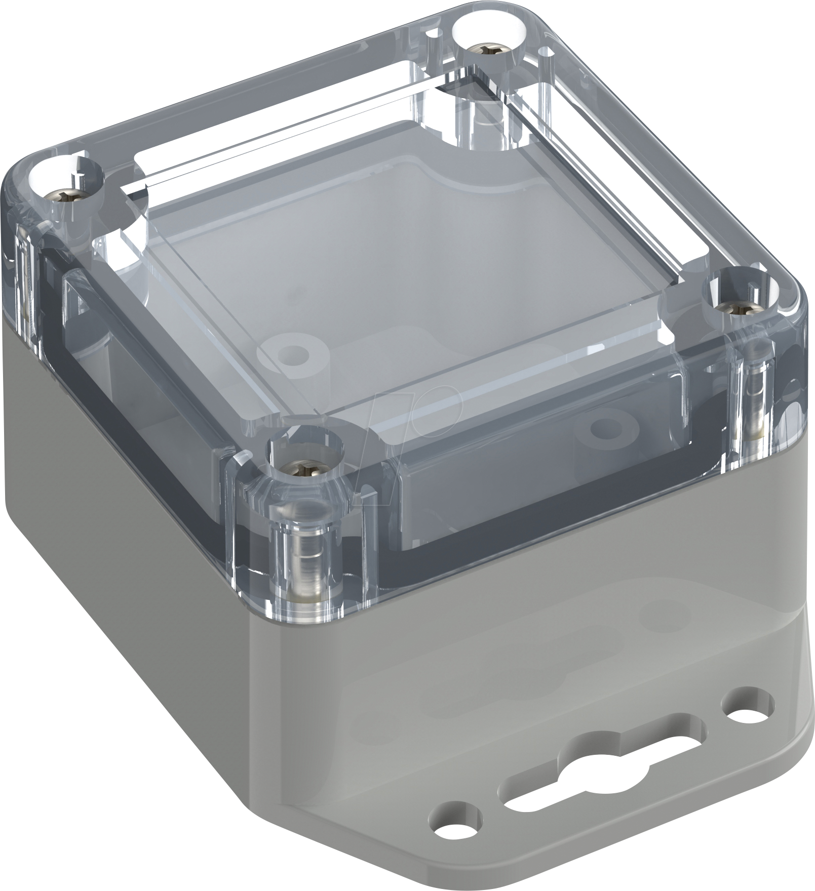 6U07060604737 - Industriegehäuse, 60 x 60 x 40,1mm, IP65, lichtgrau