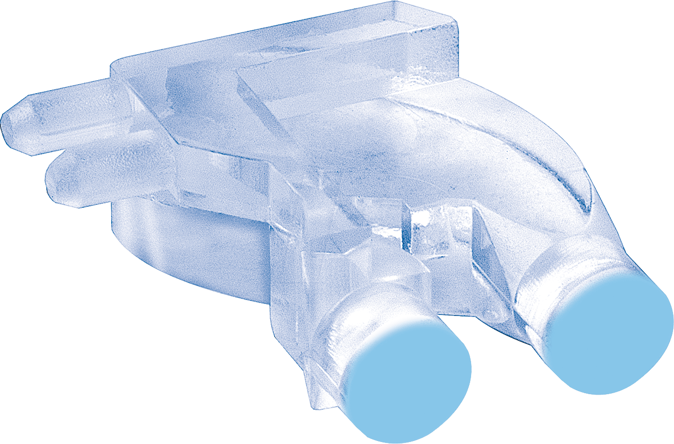 MEN 1280.1010 - Lichtleiter, SMD, 2-fach 2,5mm, sphärisch ø3mm