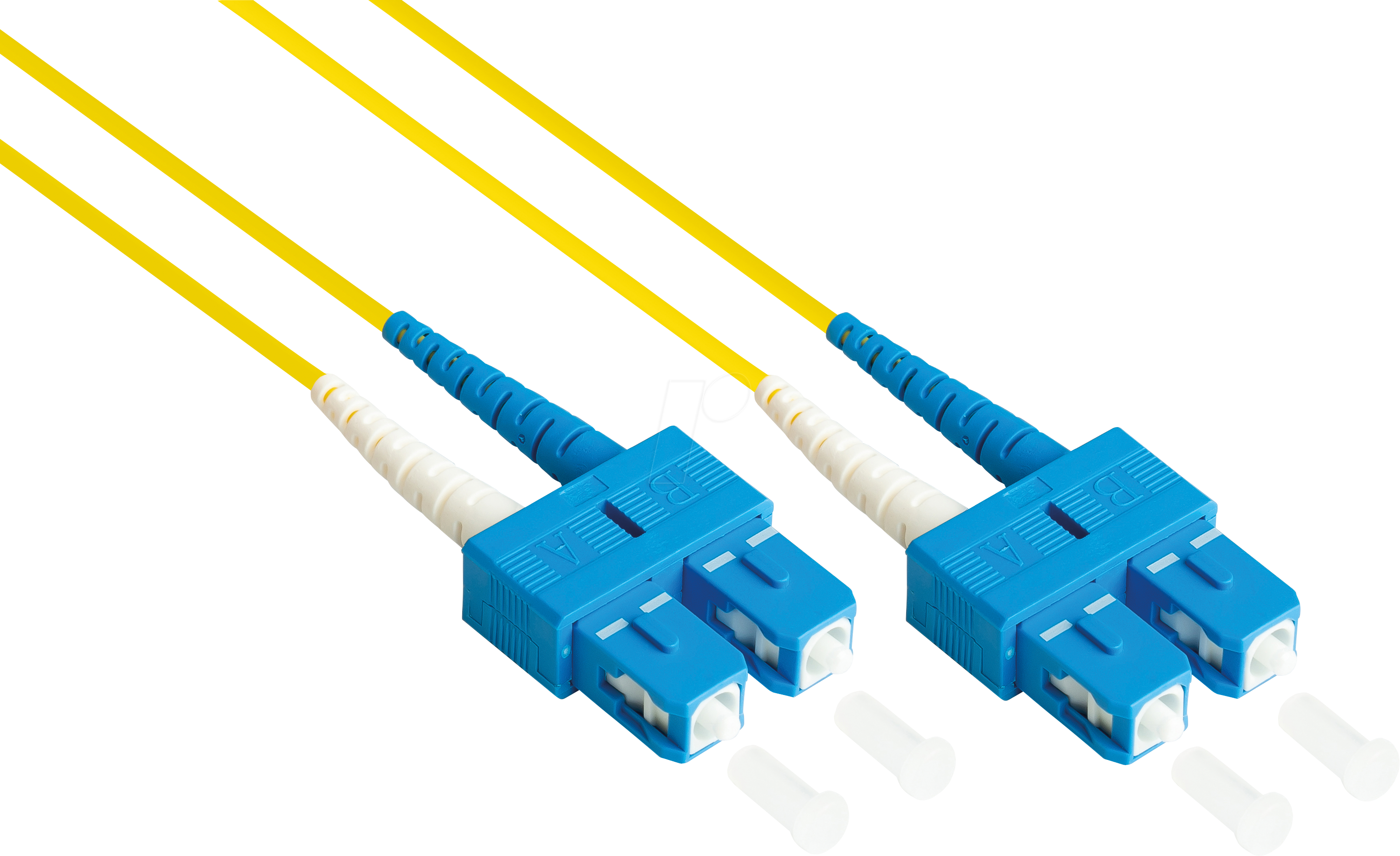 Thumbnail - GC LW-920SC - Patchkabel LWL Duplex OS2 9/125µ SC/SC, 20 m, gelb