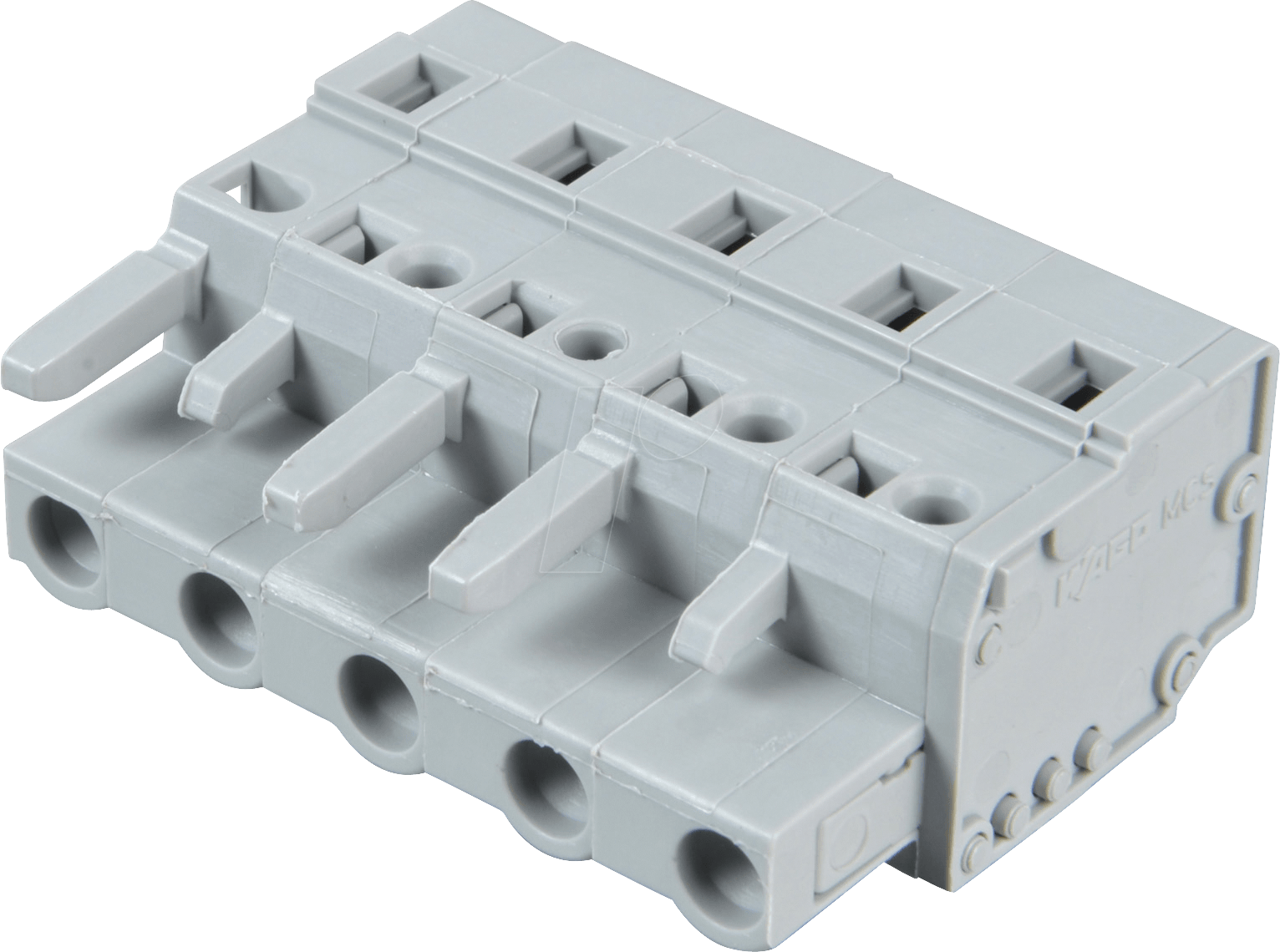 WAGO 231-205 - Federleiste 5-polig, RM 7,5 mm