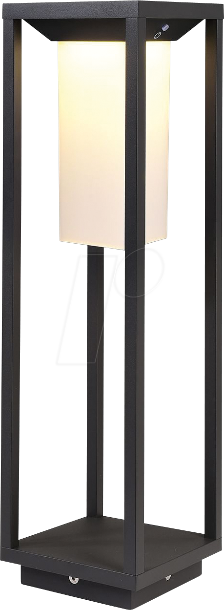 DEKO 733050 - Solaraufbauleuchte Samas Solar Motion, 2,2 W, 3000 K, 135 lm, gr