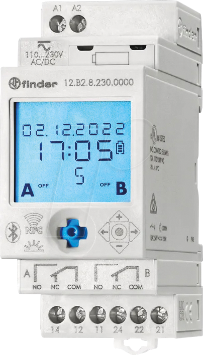 FIN 12.B2.8 - Typ 12.B2 - Astro-Jahreszeitschaltuhr mit Bluetooth