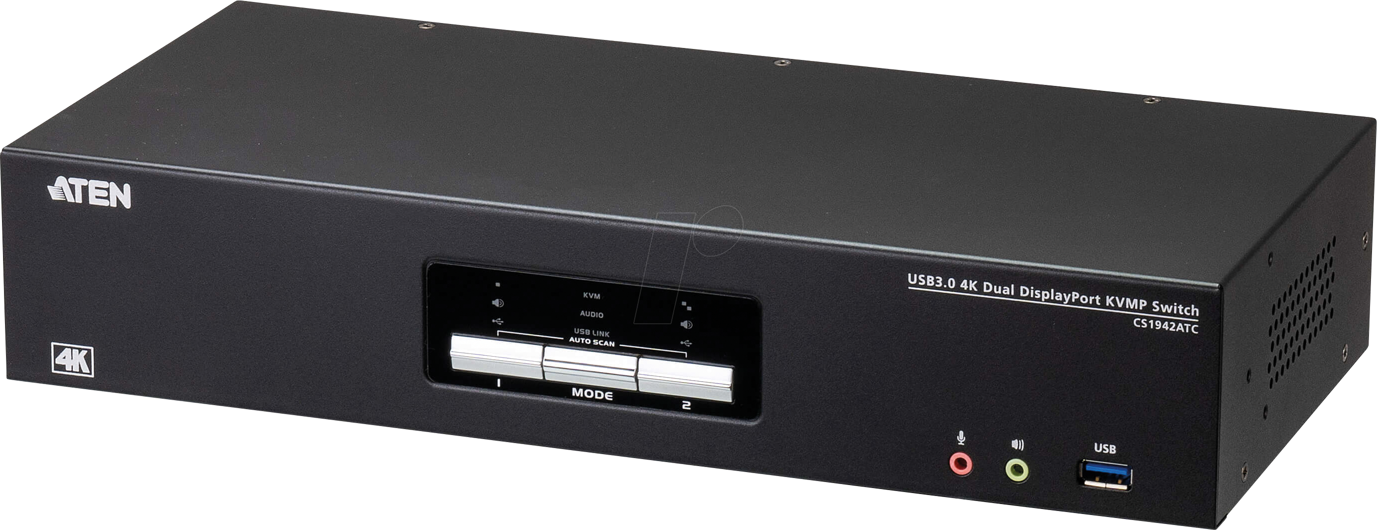 ATEN CS1942ATC - KVM Switch, 2-Port, DisplayPort, Dual View