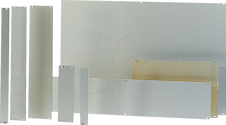 BGT TFP 308 - Alu-Teilfrontplatten 128,4 x 40,3 x 2,5mm