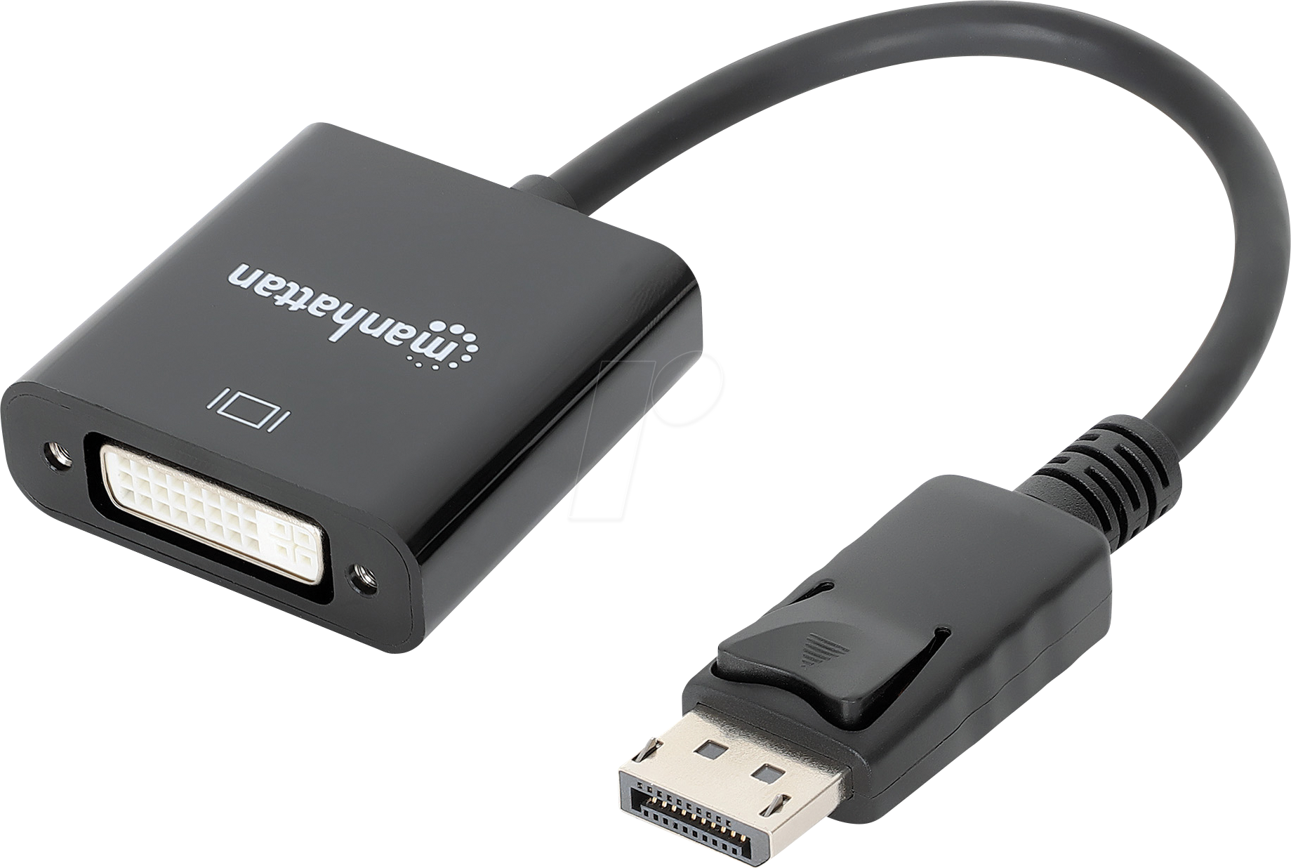 MANHATTAN 152228 - DisplayPort Adapter, DP 1.2 Stecker auf DVI Buchse
