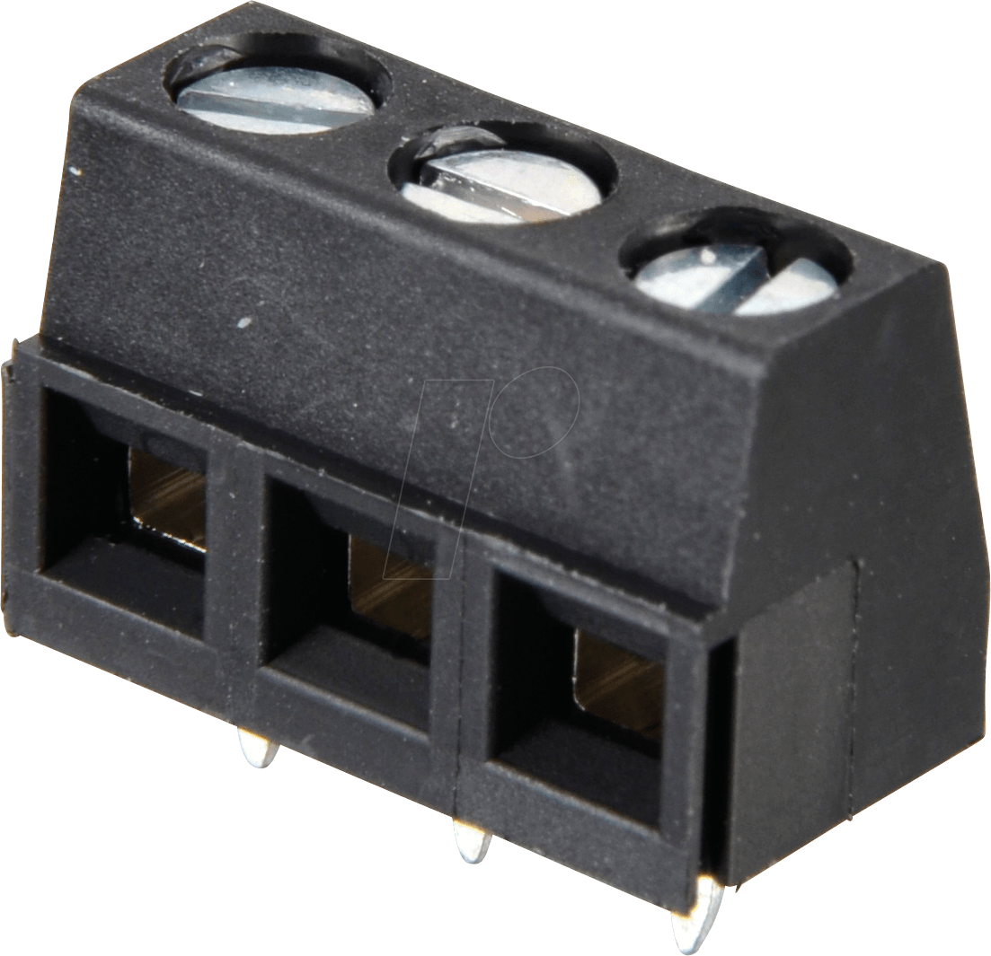 AKL 094-03 - Anschlussklemme, 3-pol, Ø 1,5 mm, RM 5