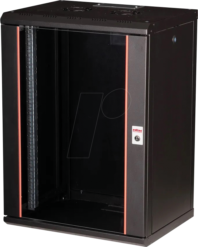 ROLINE 26210176 - 19'' Wandgehäuse, 16 HE, Tiefe 450mm, schwarz
