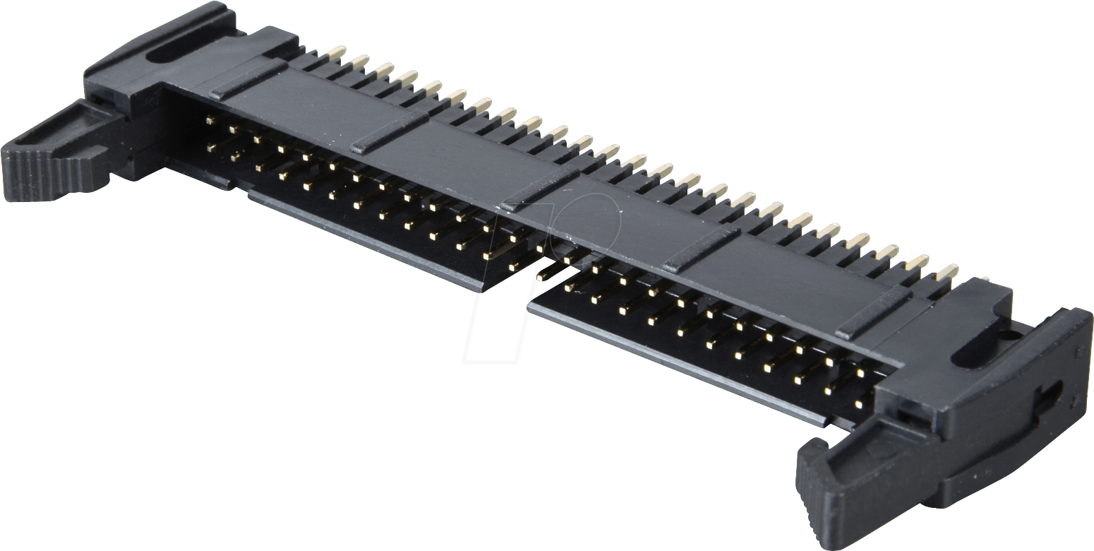 PSL 50 - Pfostenstecker, 50-polig, mit Verrieglung, gerade