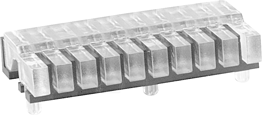 Thumbnail - MEN 1278.1010 - Bargraph-Anzeige, SMD, 10-fach, liegend