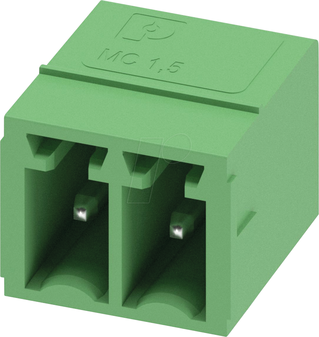 MC 2 G 3,5 - Leiterplatten-Grundleiste, RM: 3,5 mm, 2-polig