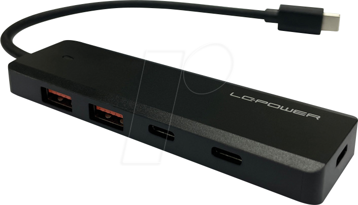 LC-HUB-U3-4-C - USB 3.0 5 Port Hub, 2x USB-A, 2x USB-C, 1x USB-C Strom