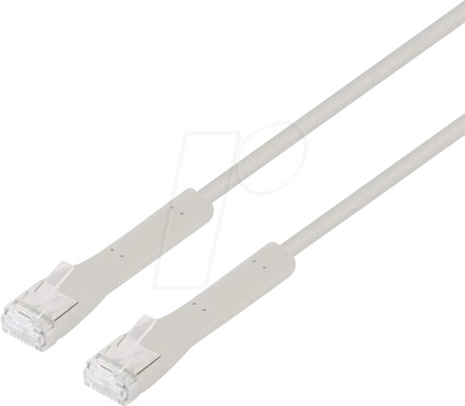 INT 745130 - Patchkabel, Cat.6a F/FTP, Slim, 1 m, grau