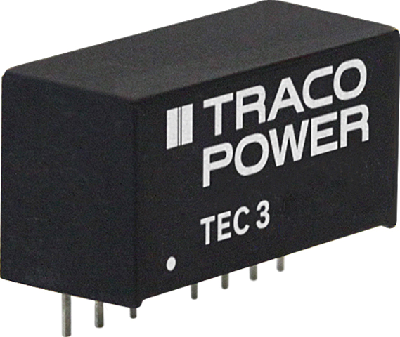 TEC 3-2412 - DC/DC-Wandler TEC 3, 3 W, 18-36/12,0 VDC, SIL-8