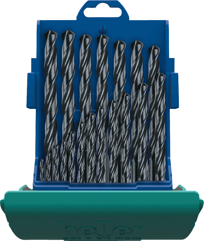 BOHRERSATZ SS-19 - Stahlbohrersatz, Super-HSS, 19 Stück