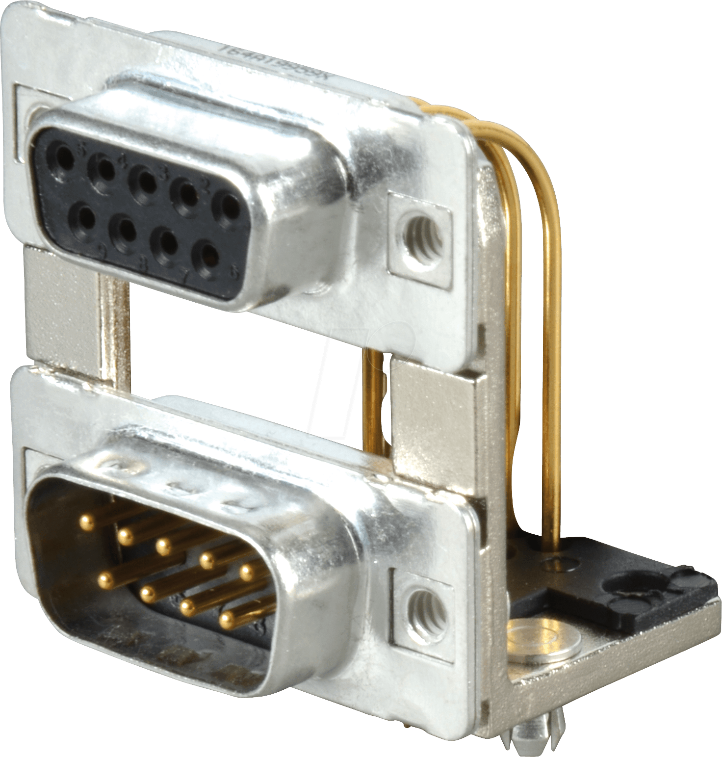 D-SUB DP 18 BUST - D-SUB, Dual Port, Buchse-Stecker, 2x 9-polig