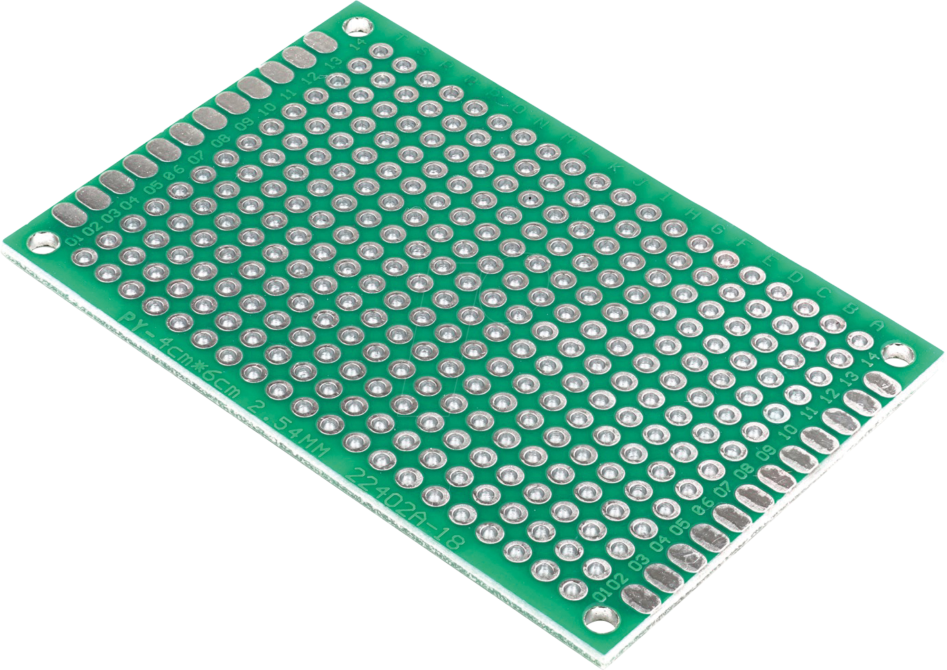 LR-DS-46 - Lochrasterplatine, doppelseitig, 60 x 40 mm