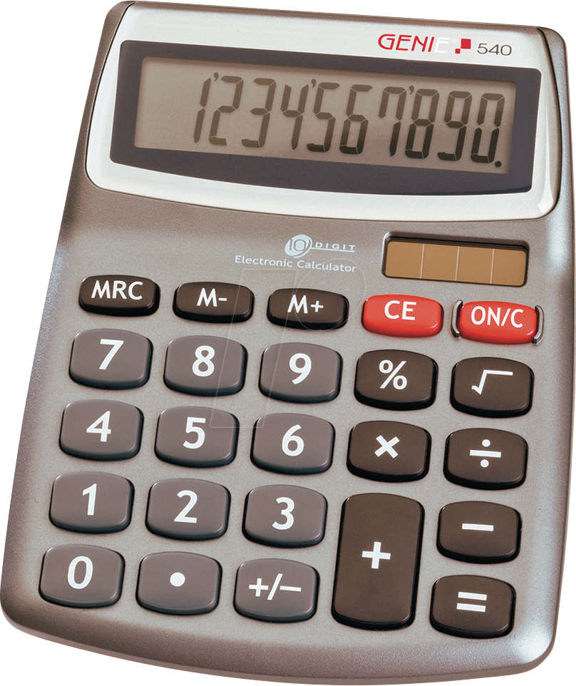 GENIE 540 - Tischrechner, GENIE 540, grau