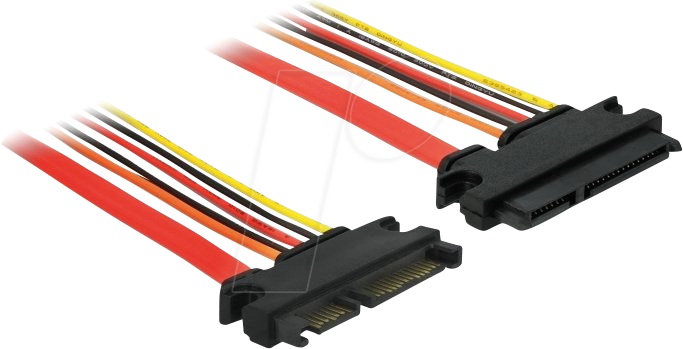 DELOCK 84917 - Verlängerung SATA 6 Gb/s 22 Pin Stecker > SATA 22 Pin Buchse 10