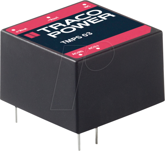 TMPS 03-103 - Schaltnetzteil, 3 W, 85-264 VAC, 3,3 VDC/0,9 A