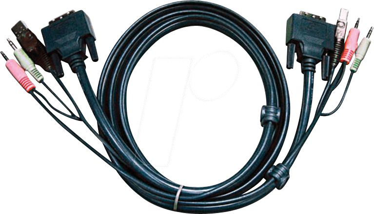 ATEN 2L-7D02UI - DVI-KVM-Kabel 1,8m