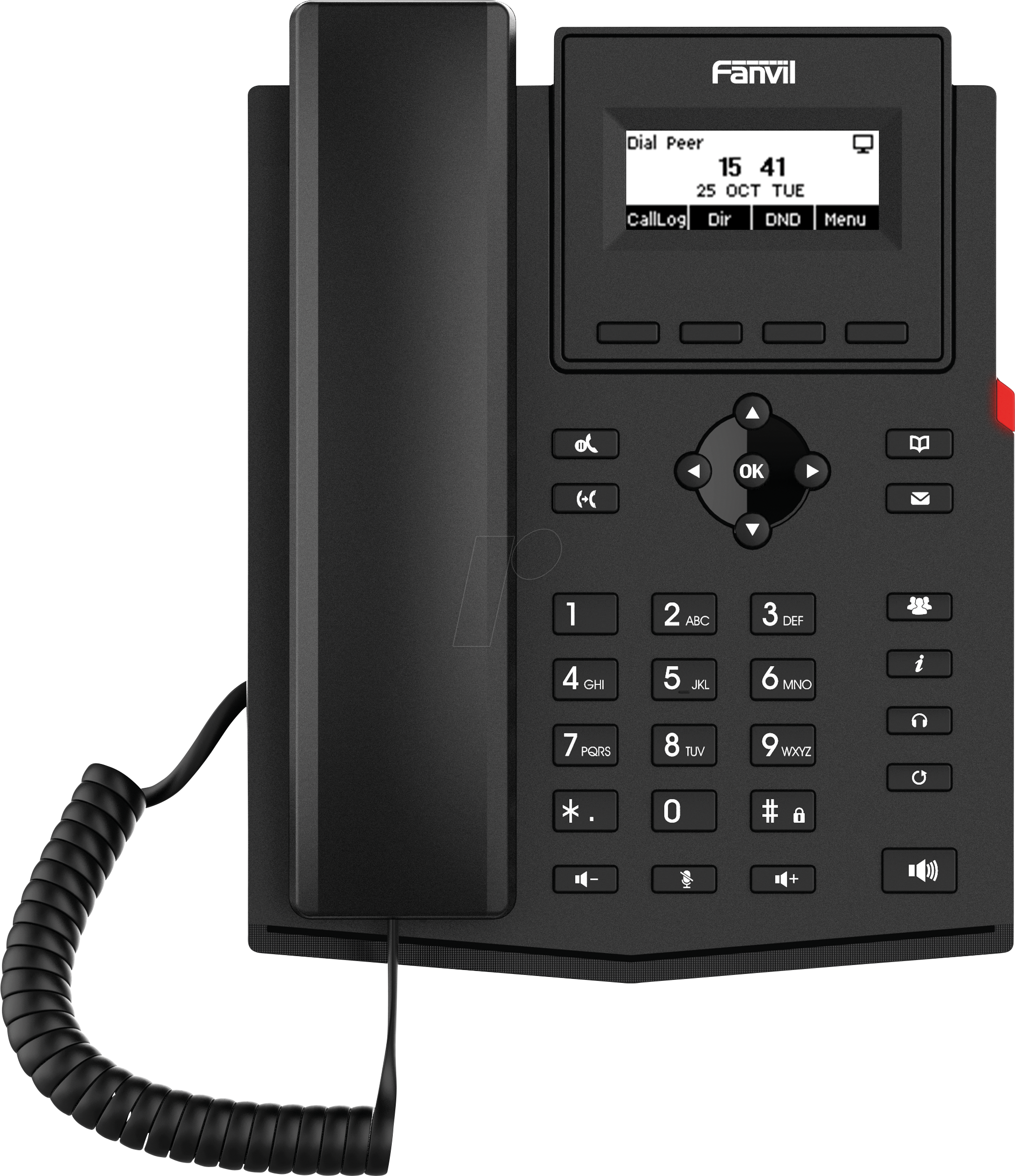 FANVIL X301P - IP-Telefon, PoE, 100 MBit, 2 SIP-Lines