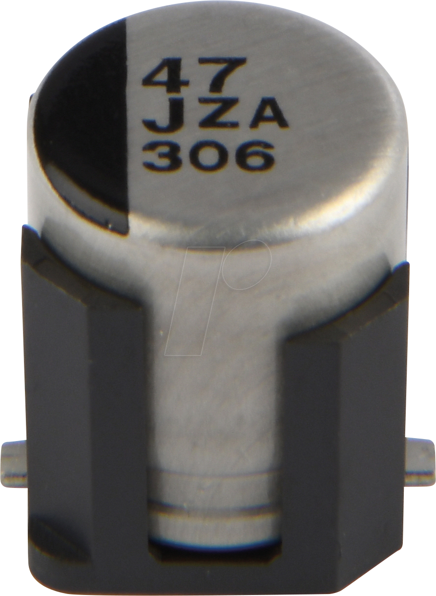 EEHZA 47U 63B - ELKO-Polymere Hybrid SMD, 47 µF, 63 V, 6,3x6,1 mm