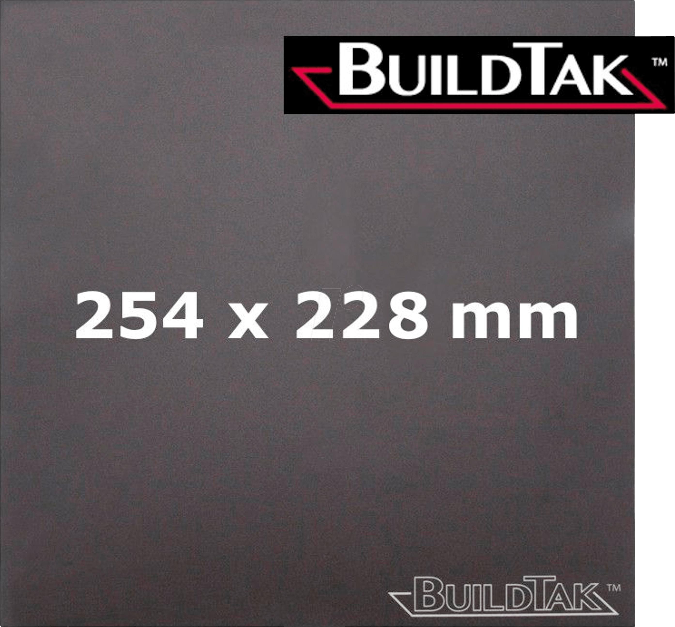 BUILD BT10X09 - 3D Druck, Druckbettfolie, 254 x 228 mm