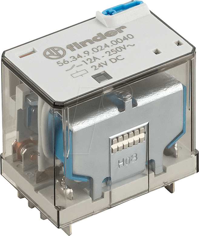 FIN 56.34.9 48V - Industrierelais, 4x UM, 250V/12A, 48 V DC