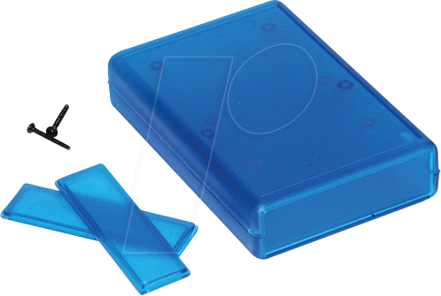 1593NTBU - Schalengehäuse, Serie 1593, 75 x 110 x 25 mm, blau