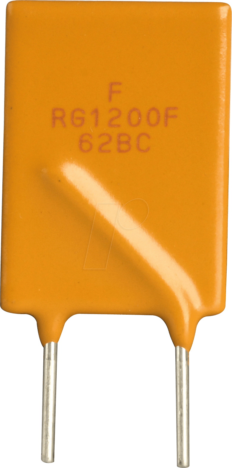 PTC FRG120016F - PTC-Sicherung, radial, 16V, 12A, rückstellend