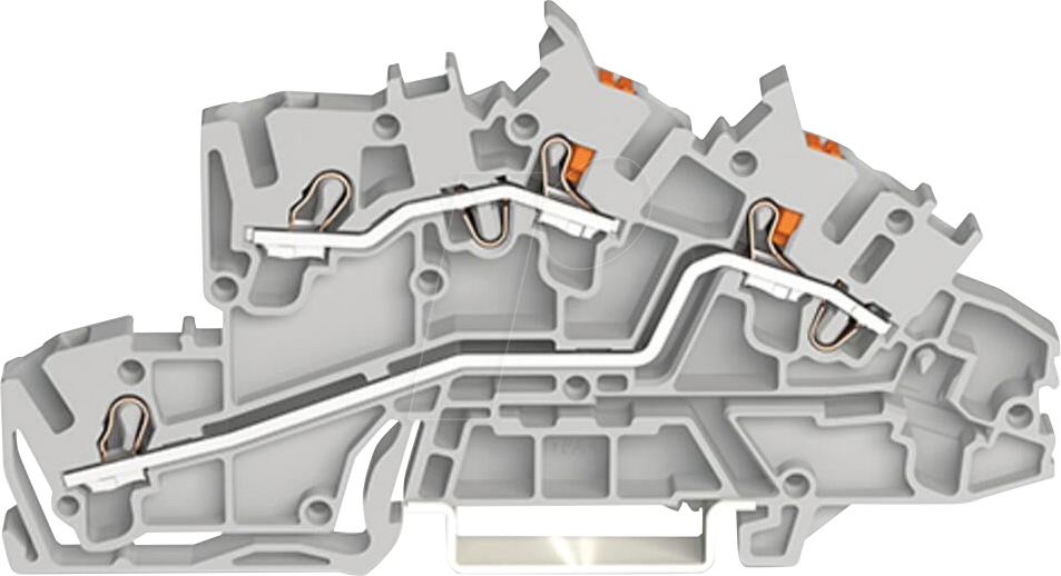 WAGO 2203-7542 - Installationsetagenklemme, 2,5 mm², L/L, grau