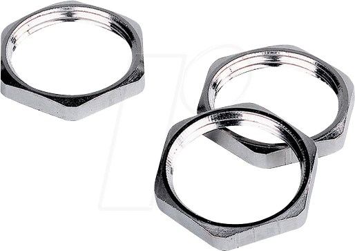 LAPP 52103030 - Gegenmutter, Sechskant, M 25 x 1,5, SW 30 mm, silber