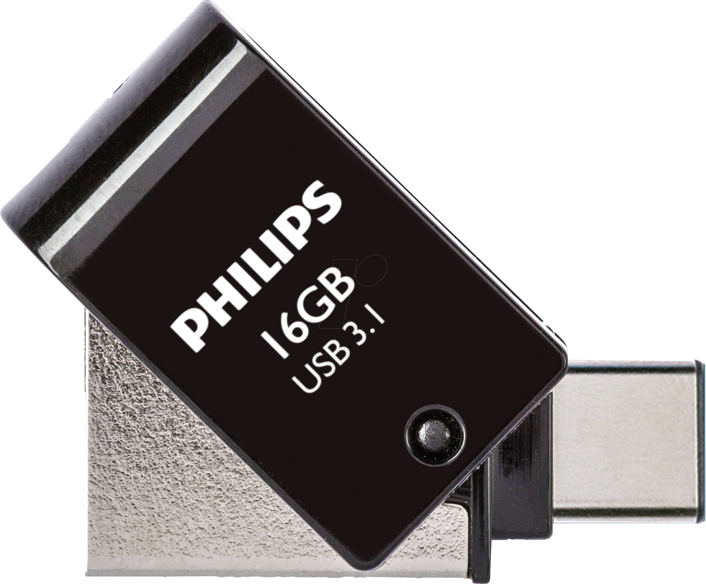 PHI FM16DC152B - USB-Stick, USB 3.1, 16 GB, USB C, 2-in-1