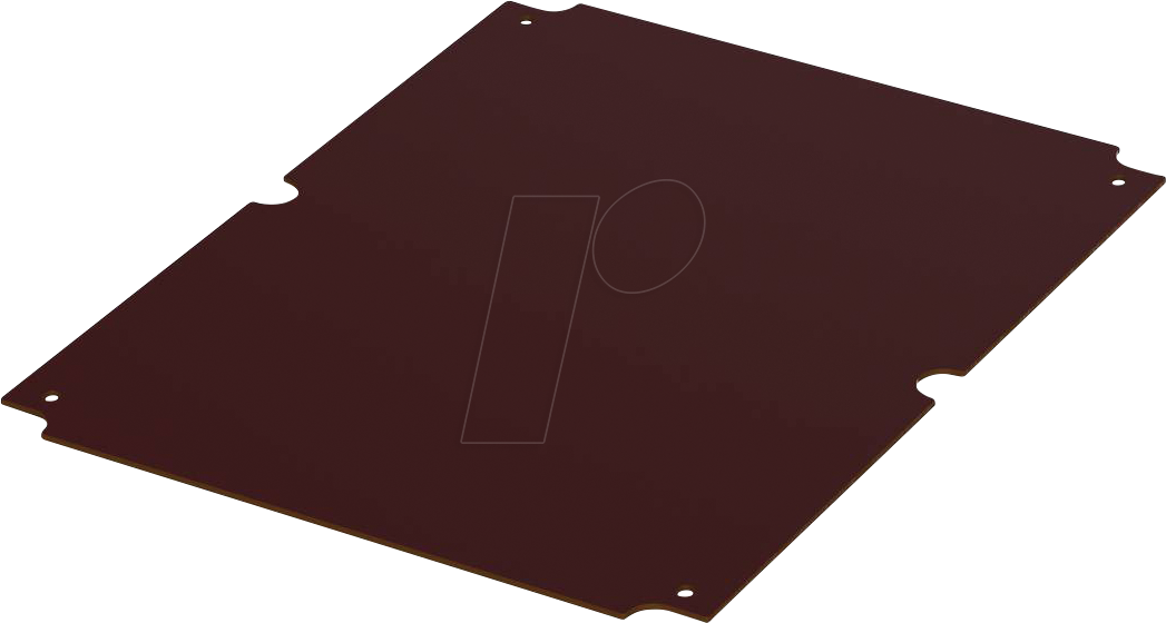 BOPLA 22001500 - Euromas Montageplatte, 291 x 221 x 2 mm