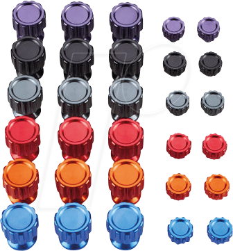 ASE 035-0035031 - Asetek SimSports Aluminum Button Color Kit