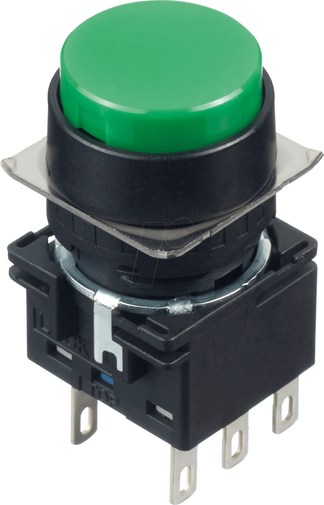 ID LB1BM1T6G - Drucktaster LB, 22 mm, 2 CO, grün