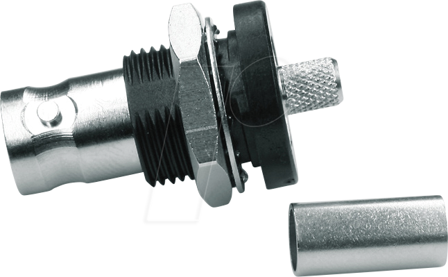 TG 100023374 - BNC-Kabeleinbaub. 50 Ohm für RG-58C/U isoliert