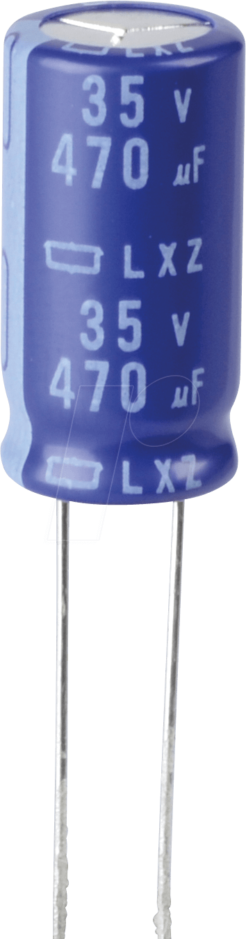 Thumbnail - RAD LXZ 35/470 - Elko radial, 470 µF, 35 V, 105°, Low ESR, 10x20 mm, RM 5