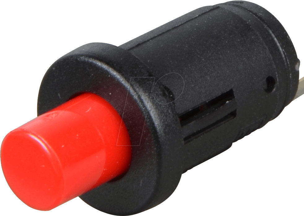 T 9141 RT - Drucktaster, 0,2A-60VDC, 1x (Ein), unbeleuchtet, rt