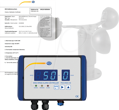 PCE WSAC 50-220 - Anemometer PCE-WSAC 50-220