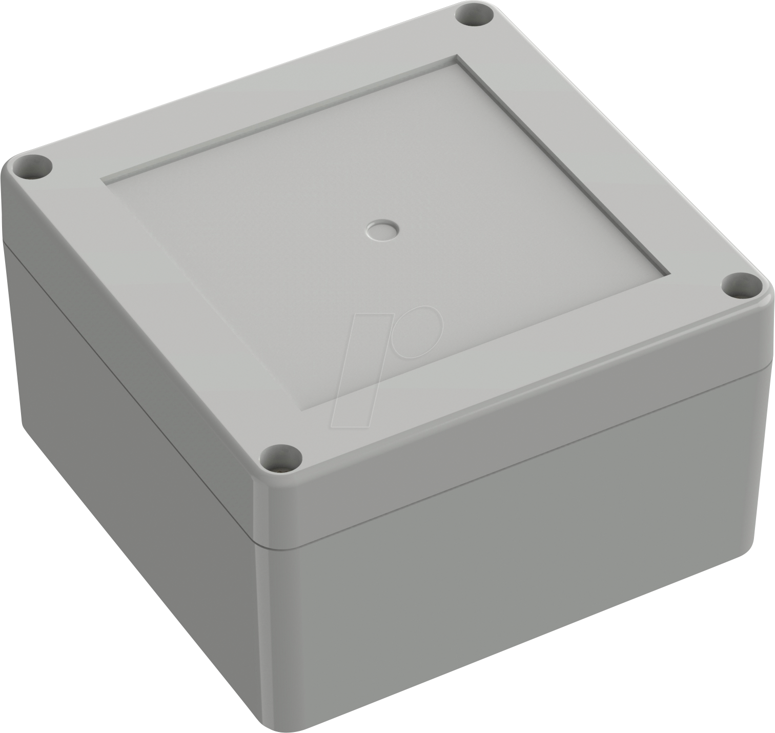 6U07111106119 - Industriegehäuse, 105 x 105 x 60,1mm, IP66/IP68, lichtgrau