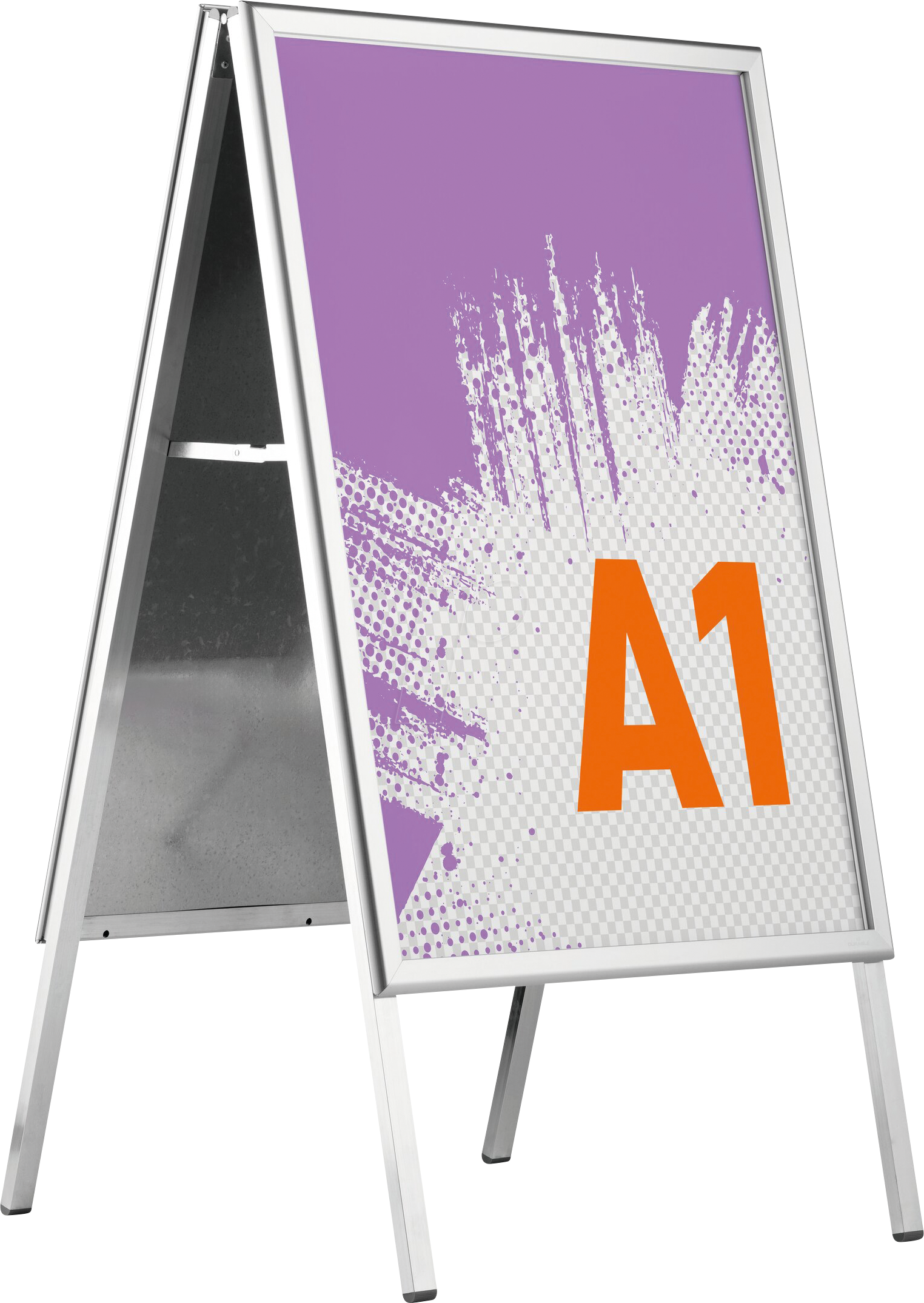 DURABLE 506623 - Kundenstopper, A1, klappbar, Aluminium