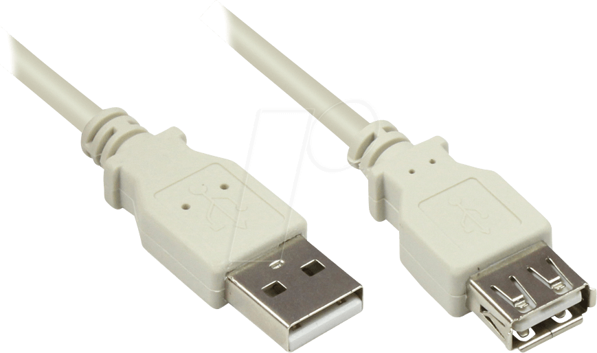 GC 2511-OF5 - USB 2.0 Kabel, A Stecker auf A Buchse, 5 m