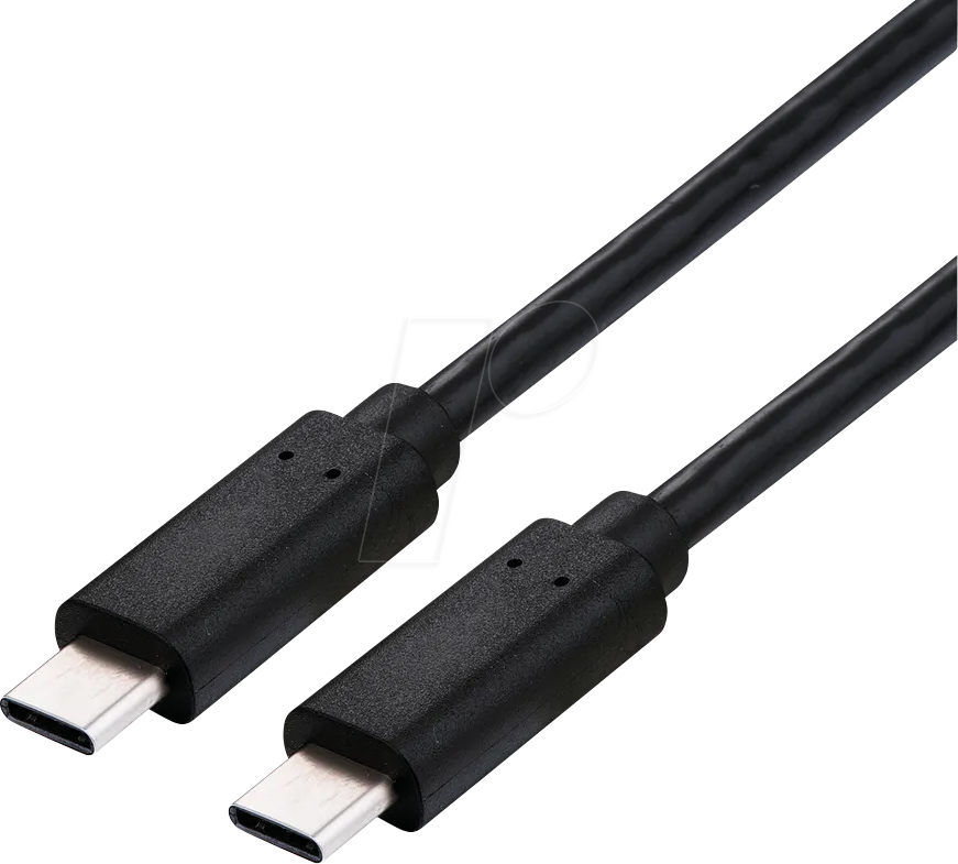 Thumbnail - ROLINE 11029083 - USB 20 Gb/s Kabel, C Stecker auf C Stecker, 100W, schwarz, 2 m