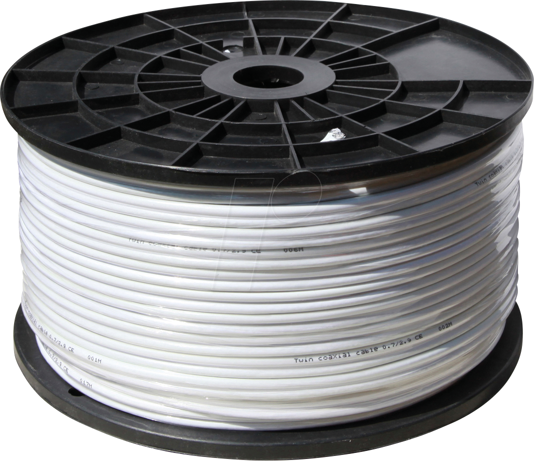 SHVP BS81900-8 - Koaxialkabel Ø 7,2 mm, 110db, CU, Spule, 100 m